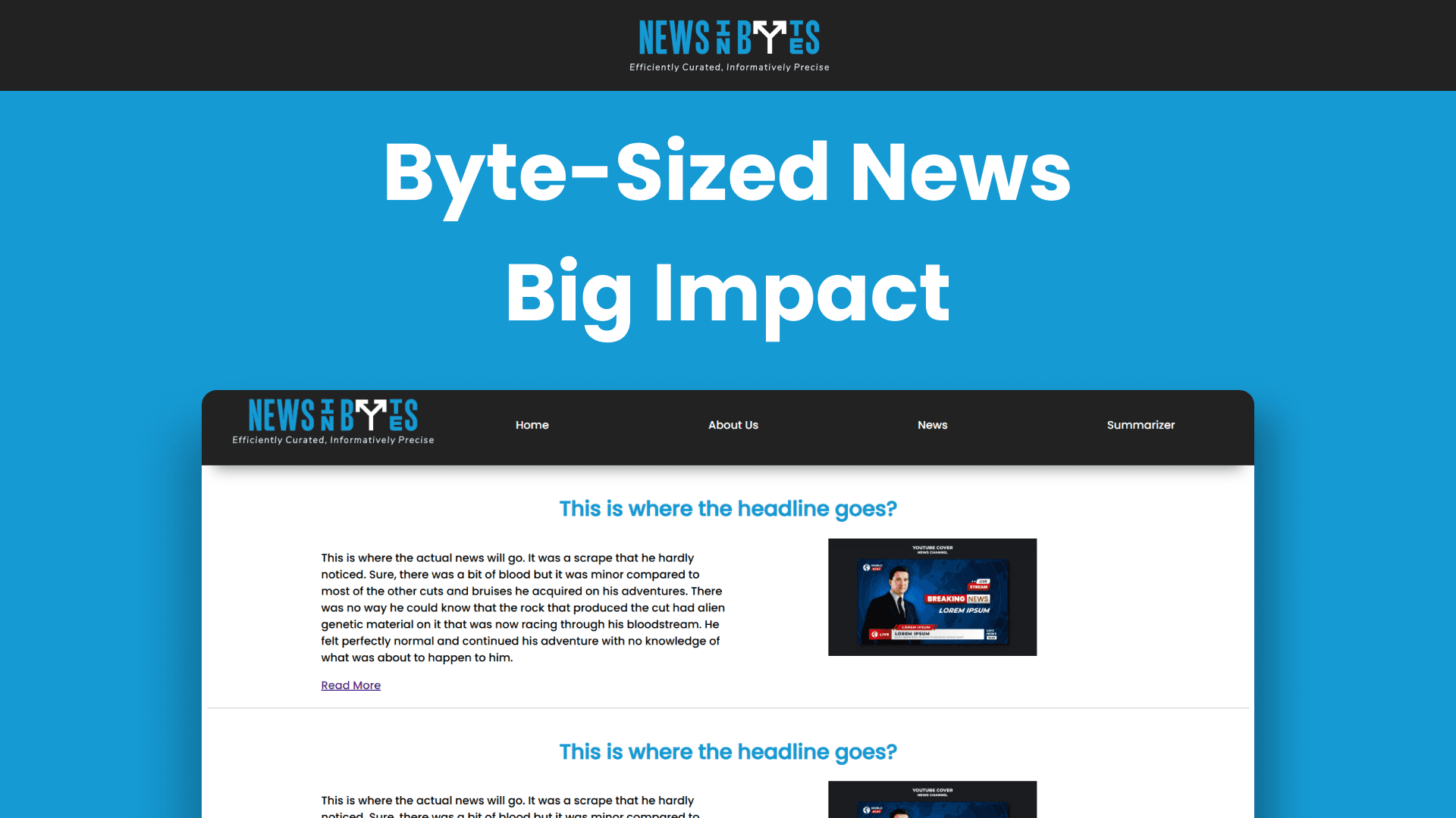 News Summarizer Image